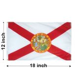 12"x18" Florida Nylon Outdoor Flag